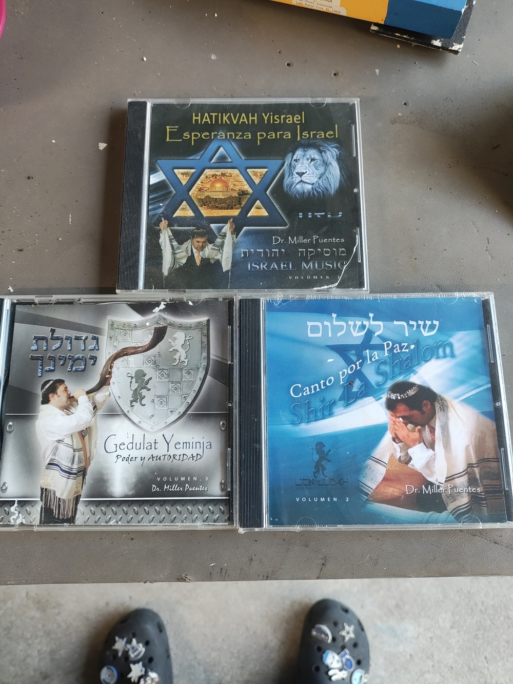 Lot of 3 Dr. Miller Puentes Jewish Messianic Israel Music CDs Vol 1-3